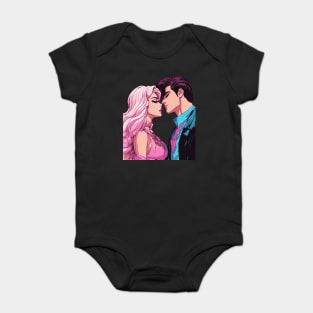 Anime Love is Selfless Baby Bodysuit